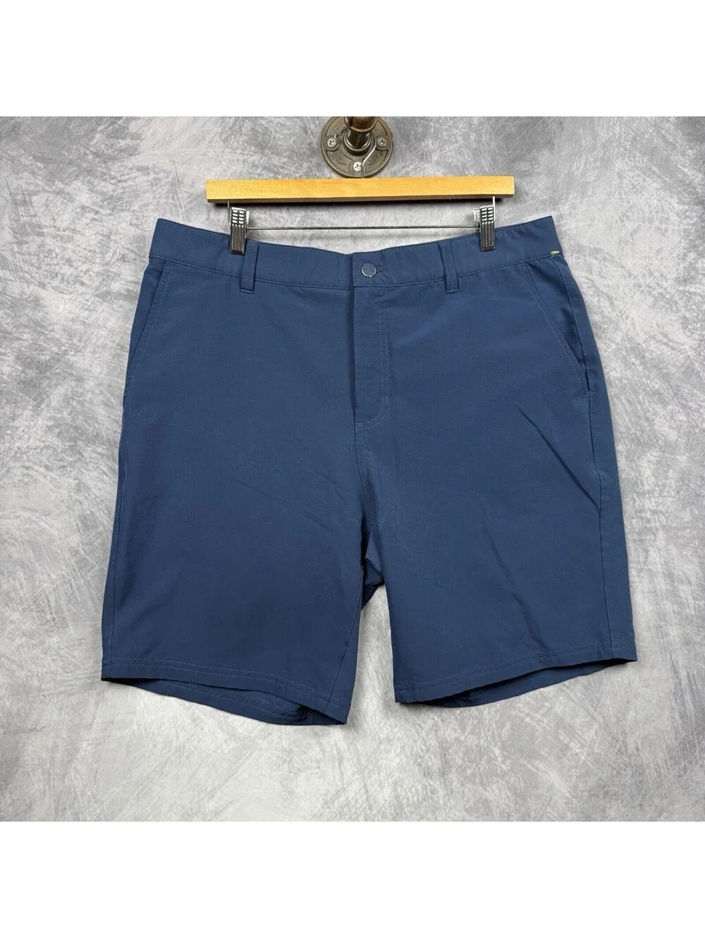 Soybu Golf Shorts Mens 36 NAVY Coastal Sport Performance Stretch Bermuda Hybrid